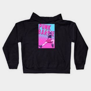 Punk Barbie (full) Kids Hoodie